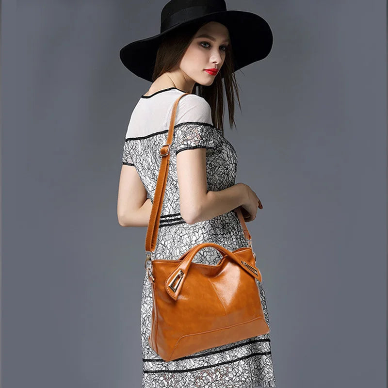 Zency Soft Artificial Leather Handbag Luxury Elegant Design Women's Messenger Bags Large Capacity Shoulder Crossbody Bag