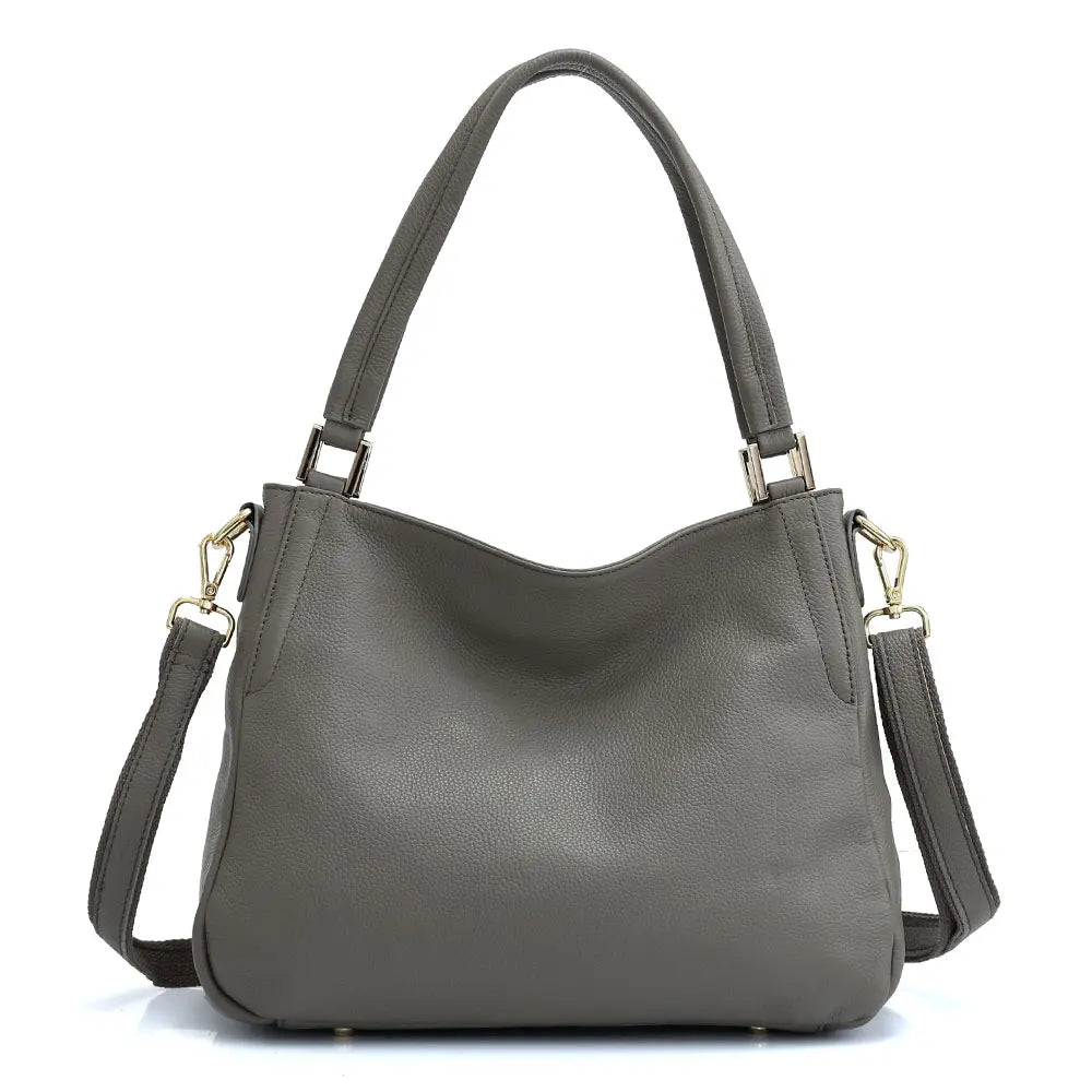 Bolsa Feminina Tote Chiara Cinza