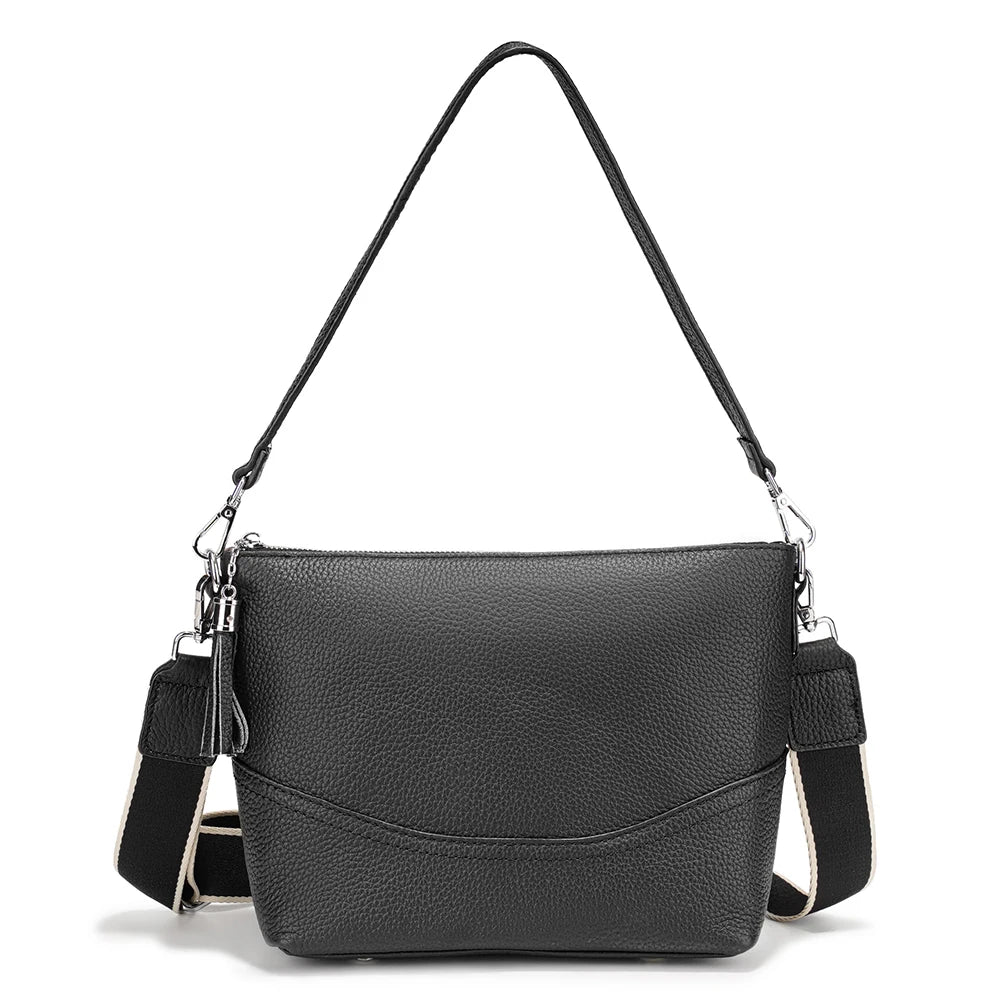 Zency Womens Purses and Handbags Designer Leather Crossbody Bag Ladies Fashion Hobo Shoulder Bag with Adjustable Strap Large Bag
