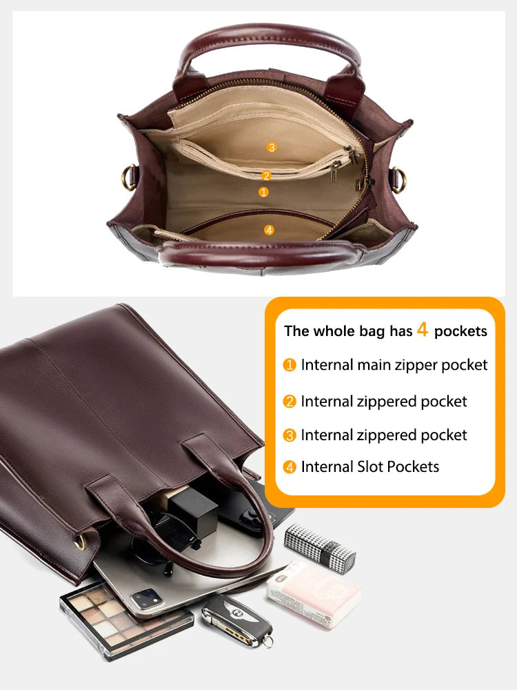 Bolsa Feminina Bucket Clarice Café
