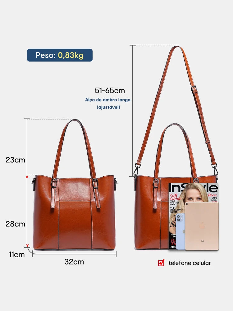 Bolsa feminina tote Helena