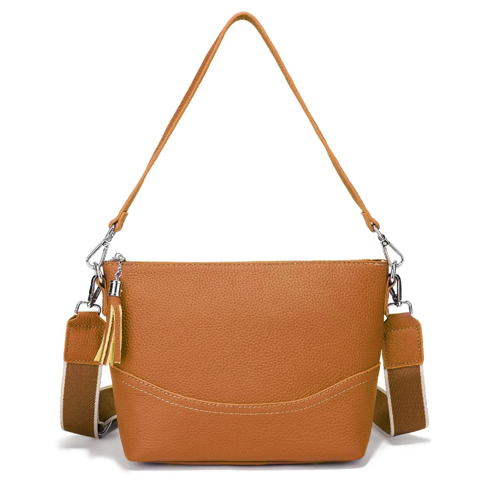 Zency Womens Purses and Handbags Designer Leather Crossbody Bag Ladies Fashion Hobo Shoulder Bag with Adjustable Strap Large Bag