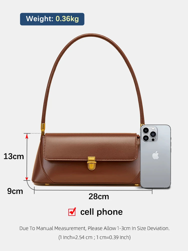 Bolsa feminina baguete Aurora