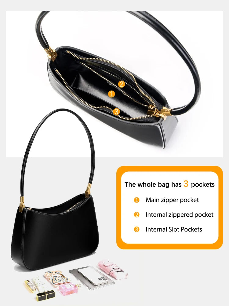Bolsa feminina baguete Serena