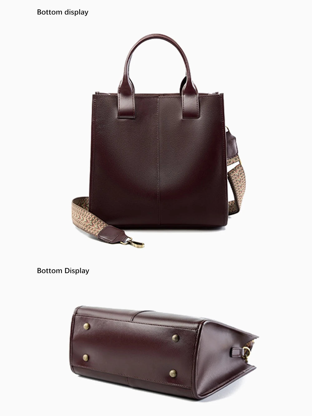 Bolsa Feminina Bucket Clarice Café