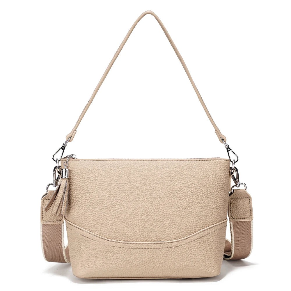 Zency Womens Purses and Handbags Designer Leather Crossbody Bag Ladies Fashion Hobo Shoulder Bag with Adjustable Strap Large Bag
