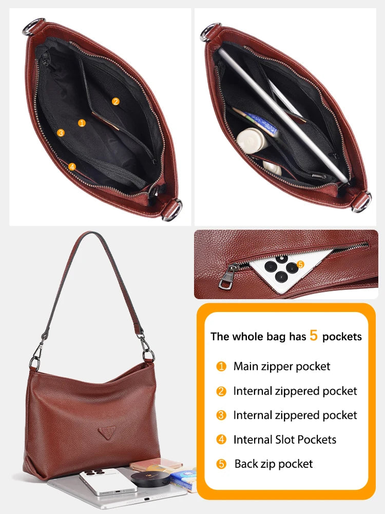 Bolsa feminina baguete Éloise