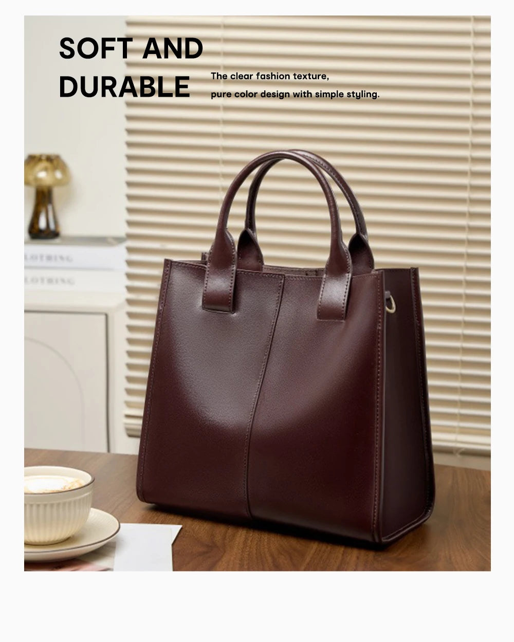 Bolsa Feminina Bucket Clarice Café