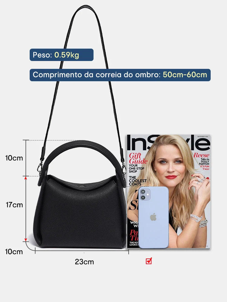 Bolsa feminina baguete Valentina