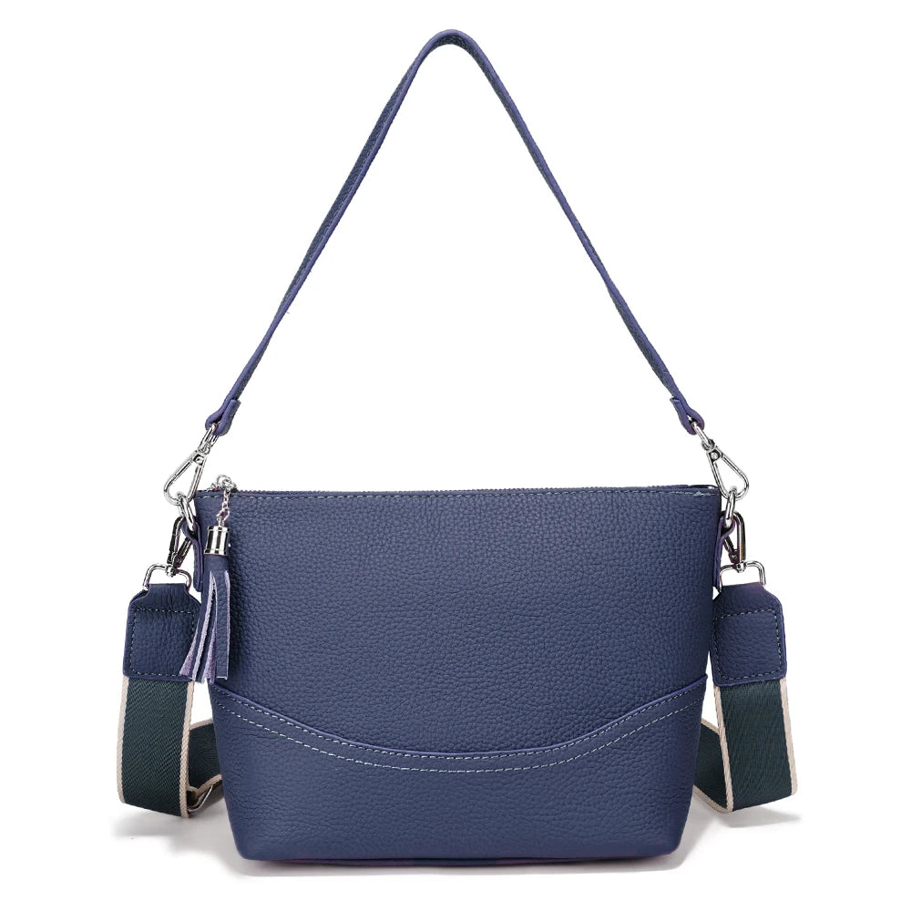Zency Womens Purses and Handbags Designer Leather Crossbody Bag Ladies Fashion Hobo Shoulder Bag with Adjustable Strap Large Bag