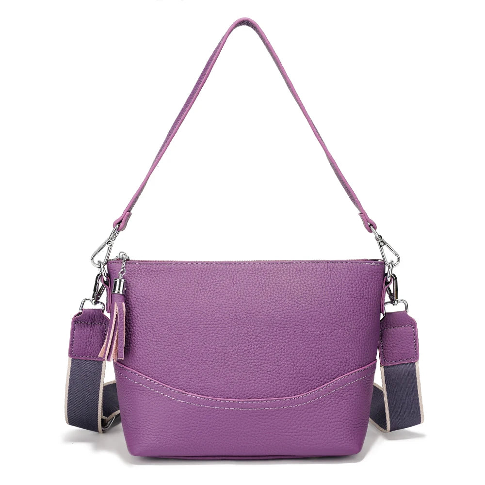 Zency Womens Purses and Handbags Designer Leather Crossbody Bag Ladies Fashion Hobo Shoulder Bag with Adjustable Strap Large Bag